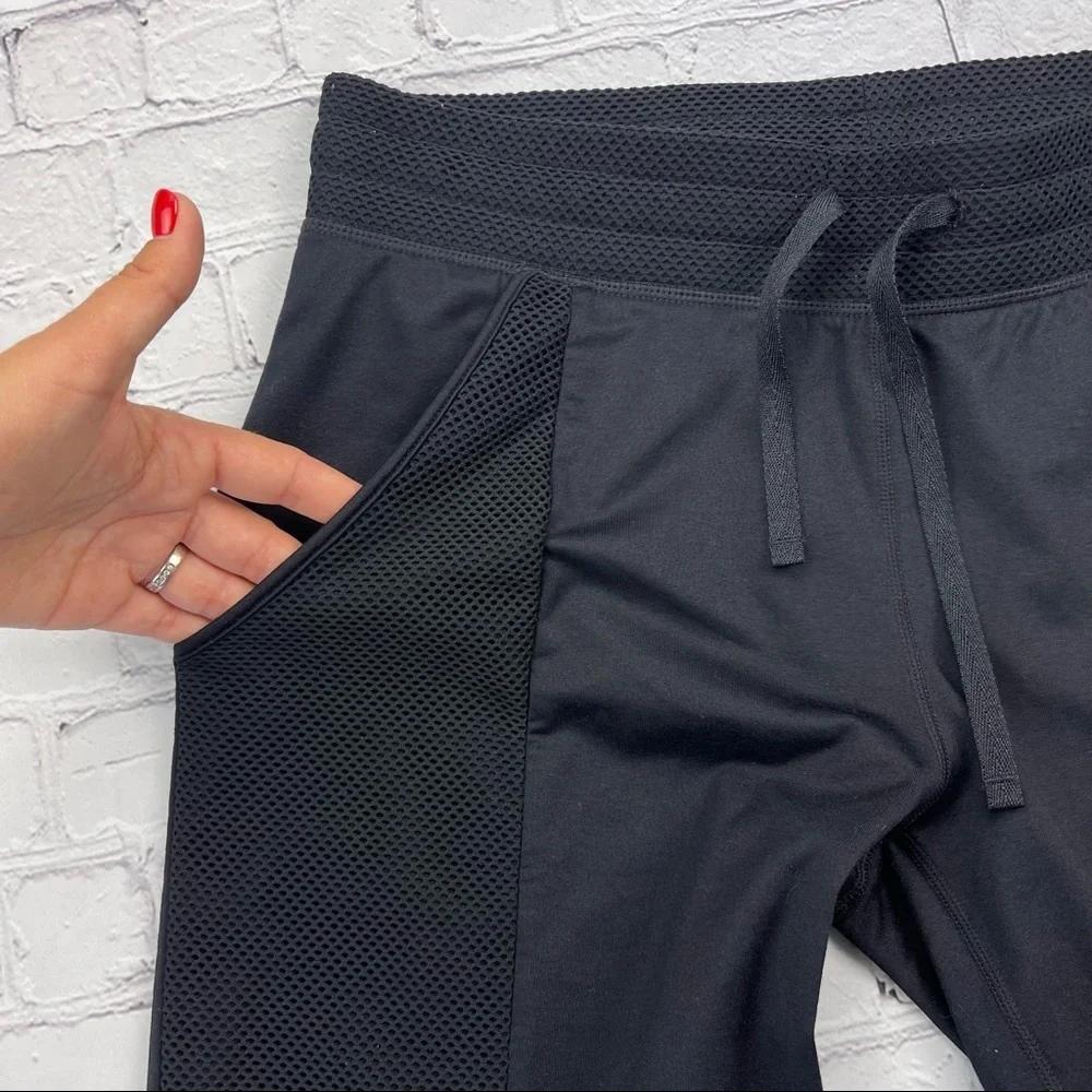 FABLETICS Black Joggers with Mesh side Panel Women's Size S - Picture 10 of 12